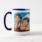 Modern Cherub Painting - Rembrandt Inspired Art Tasse (Links)