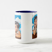 Modern Cherub Painting - Rembrandt Inspired Art Tasse (Zentrum)