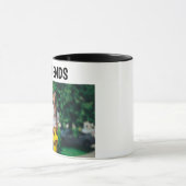 Modern Chic Best friends photo coffee mug Tasse (Zentrum)