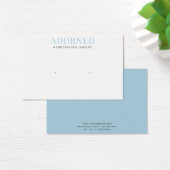 Modern Chic Blue Earring Schmuckkarten (Schreibtisch)