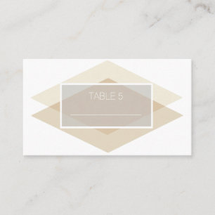 Modern & chic Blush Diamond Overlay Tabelle Platzkarte
