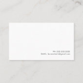 Modern & chic Blush Diamond Overlay | Tabelle Platzkarte (Rückseite)