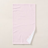 Modern Chic Blush Gold Name Script Badhandtuch Set (Handtuch)