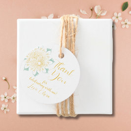 Modern Chic Boho Floral Sweet 16 Geburtstagsgesche Geschenkanhänger