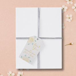 Modern Chic Boho Floral Sweet 16 Geburtstagsparty Geschenkanhänger