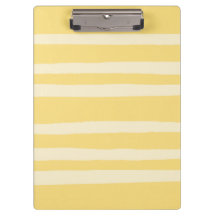 Modern Chic Butter Yellow Striped 