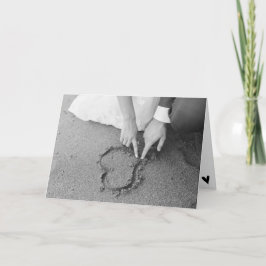 Modern Chic BW Lifestyle Polterabend Gift Card Karte