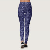 Modern, chic design in dark blue, glitter effect leggings (Rückseite)