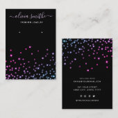 Modern Chic Einfache Schmuckstücke Ohrring-Anzeige Visitenkarte (Vorne/Hinten)