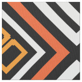 Modern chic Ethnic Mosaic Geometric Muster Stoff (Nahaufnahme)