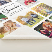 Modern Chic Foto Collage Oma Familie wahren Sherpadecke (3/4)