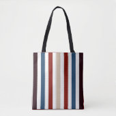 Modern Chic Gestreift Tasche (Vorderseite)