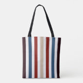 Modern Chic Gestreift Tasche (Rückseite)
