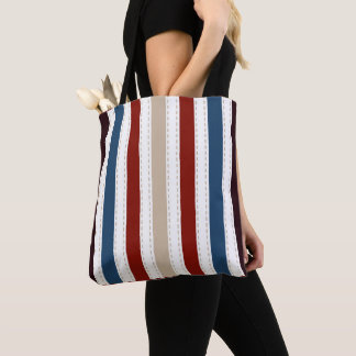 Modern Chic Gestreift Tasche