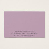 Modern Chic Lavender Earring Juwelier Display Card (Rückseite)