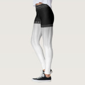 Modern Chic LavishishishishyOn Monogram Denim/Lace Leggings (Links)