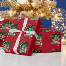 Modern Chic Pine Wreath Joath Red + Foto Weihnacht