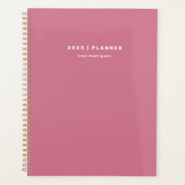 Modern Chic Pink 2023 Wochen Monatszeitschrift nic Planer