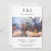 Modern Chic Pink Hochzeit Word Search Rett Date Einladung (Rückseite)