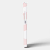 Modern Chic Pink Wasserfarben Streifen Case-Mate iPhone Hülle (Rückseite / Links)