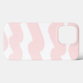 Modern Chic Pink Wasserfarben Streifen Case-Mate iPhone Hülle (Rückseite (Horizontal))