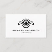 Modern Chic Professional Tattoo Artists Terminkarte (Vorderseite)