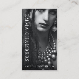 Modern Chic Schmuck Designer Business Card Visitenkarte