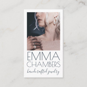 Modern Chic Schmuck Designer Business Card Visitenkarte