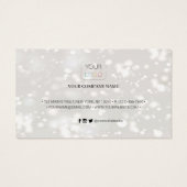 Modern Chic Shiny Loyalty Punch Card (Rückseite)