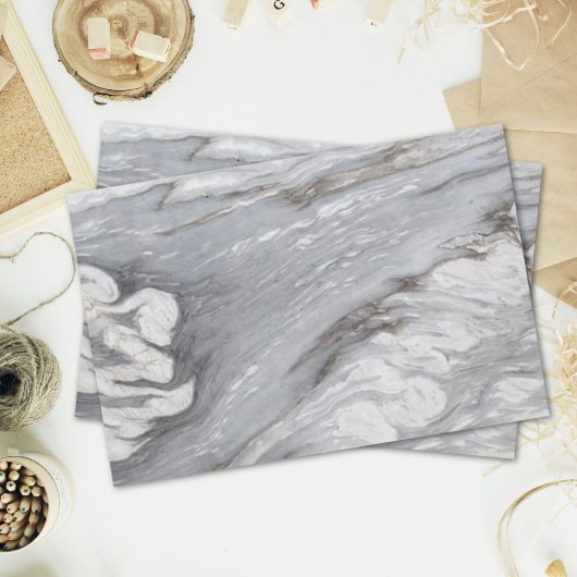 modern chic simple minimalist white grey marble seidenpapier