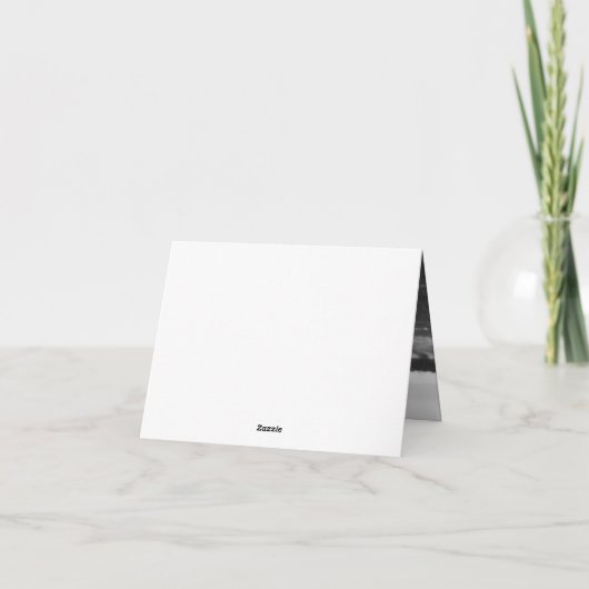 Modern Chic Simple Script Wedding Foto Vielen Dank (Rückseite)