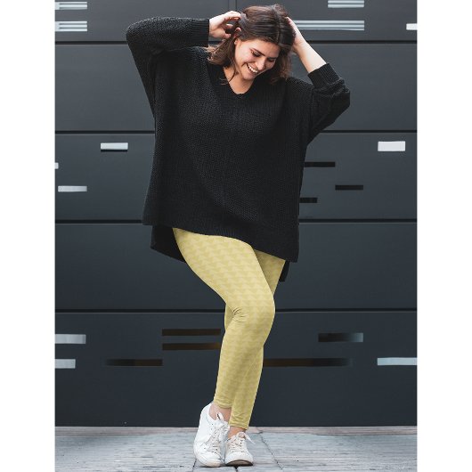 Modern Chic Stilvoll Gold Triangle Design Mode Leggings