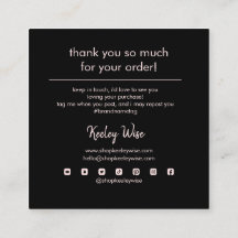 Modern Chic Vielen Dank für Ihr Business Blush Pin