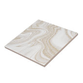 Modern chic white marble gold glitter fliese (Seite)