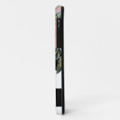 MODERN Chic Wide Stripes mit Rose Save the Date Case-Mate iPhone Hülle (Hinten/Links)