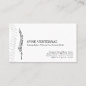 Modern Chiropractic Massage Therapy Visitenkarte (Vorderseite)