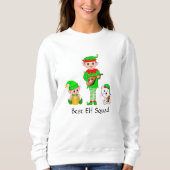 Modern Christmas Best Elf Squad T - Shirt (Vorderseite)