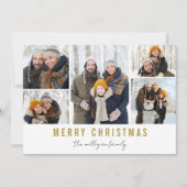 Modern Christmas Card Einladung (Vorderseite)