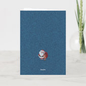 Modern Christmas Card Karte (Rückseite)