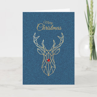 Modern Christmas Card Karte