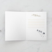 Modern Christmas Card Karte (Innenseite)