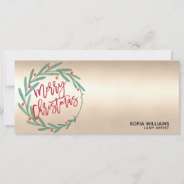 Modern Christmas Certificate - Geschenkkarte - Log