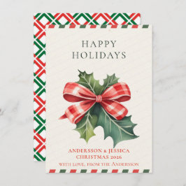 Modern Christmas Feiertagskarte