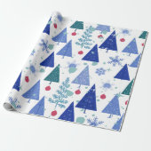 Modern Christmas Geschenkpapier (Ungerollt)