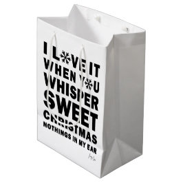Modern Christmas Gift Bags | Sweet Xmas Nothings Mittlere Geschenktüte