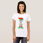 Modern Christmas Happy Elf T - Shirt (Vorne ganz)