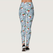 Modern Christmas Holidays Polar Bear Leggings (Rückseite)