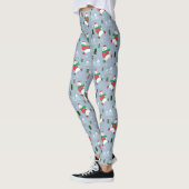 Modern Christmas Holidays Polar Bear Leggings (Links)
