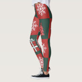 Modern Christmas Icons Pattern Leggings (Links)