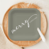 Modern Christmas Pappteller